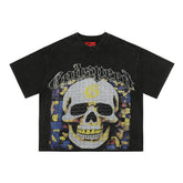 GODSPEED Skull Emblem Graphic T-Shirt