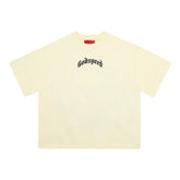 GODSPEED Vintage Skull & Rose Graphic T-Shirt