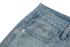 MIXED EMOTION Distressed Relaxed-Fit Denim Jeans