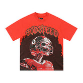 GODSPEED Classic Skull Rider Graphic T-Shirt
