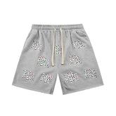 MIXED EMOTION Script Graphic Casual Shorts