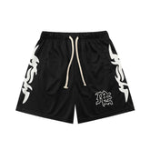 MIXED EMOTION Wing Graphic Relaxed Shorts