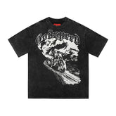 GODSPEED Minimal Gothic Logo Graphic T-Shirt