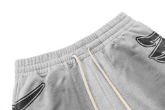 MIXED EMOTION Wing Detail Casual Shorts