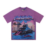 GODSPEED Vintage Skull Graphic T-Shirt