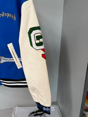 GODSPEED Skeleton Graphic Varsity Jacket
