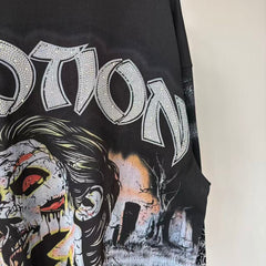 MIXED EMOTION Distressed Character Graphic Long Sleeve Top
