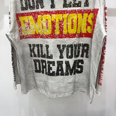 MIXED EMOTION Eagle Graphic Long Sleeve Streetwear Top