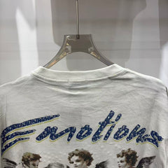 MIXED EMOTION Vintage Graphic Long Sleeve Streetwear Top