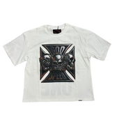 GODSPEED Motorcycle Skull Graphic T-Shirt
