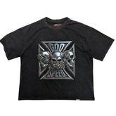 GODSPEED Gothic Cross Graphic Street T-Shirt