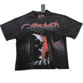 GODSPEED Gothic Flame Graphic Vintage T-Shirt