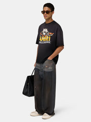 MA EAGLE OVERSIZED TEE - Black