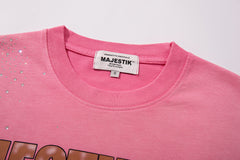 Majestik “Soul & Light in Darkness” Vintage Tee(Pink)