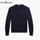 Ralph Lauren Baumwoll-Kaschmir-Pullover mit Rundhalsausschnitt