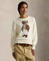Ralph Lauren Polo Bear Baumwollpullover mit Rundhalsausschnitt