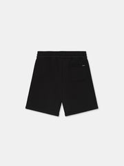 RELAXED PULL ON SWEATSHORT - Black