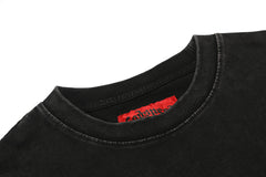 GODSPEED Gothic Skull Back Graphic T-Shirt