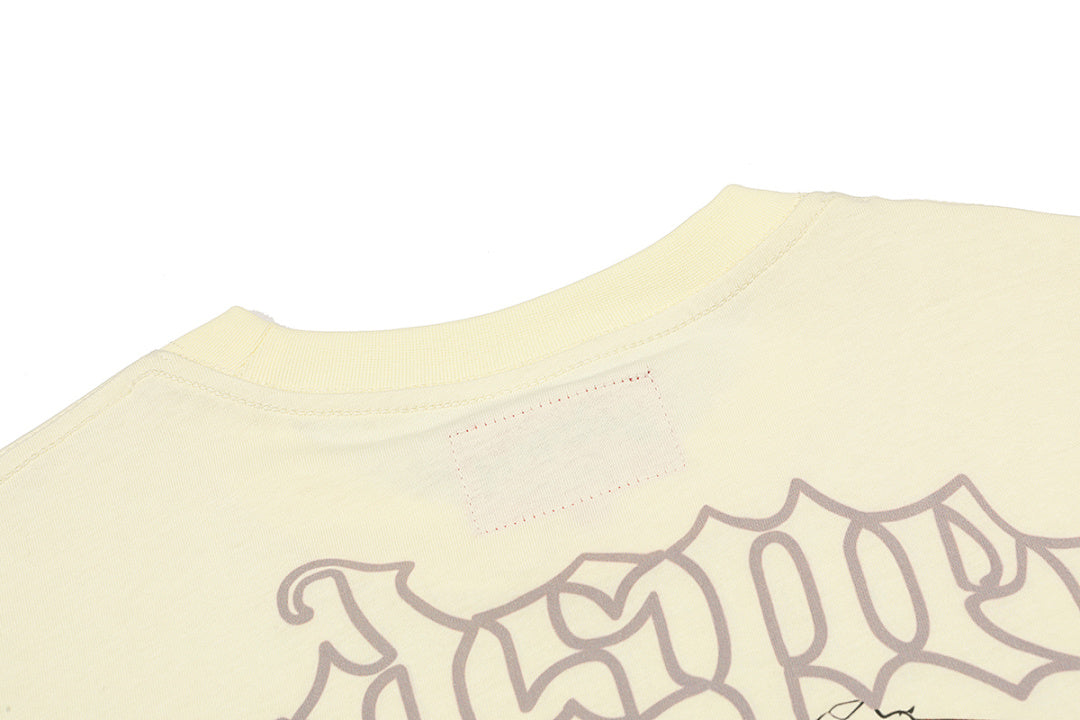 GODSPEED Vintage Skull & Rose Graphic T-Shirt
