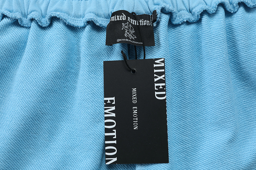 MIXED EMOTION Oversized Letter Graphic Lounge Pants