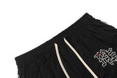MIXED EMOTION Side Graphic Relaxed Casual Shorts