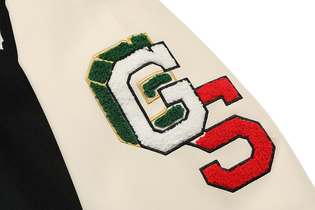 GODSPEED Skeleton Graphic Varsity Jacket
