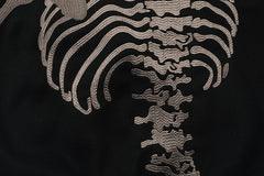 GODSPEED Full Back Skeleton Graphic Varsity Jacket