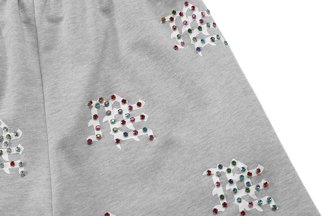 MIXED EMOTION Script Graphic Casual Shorts