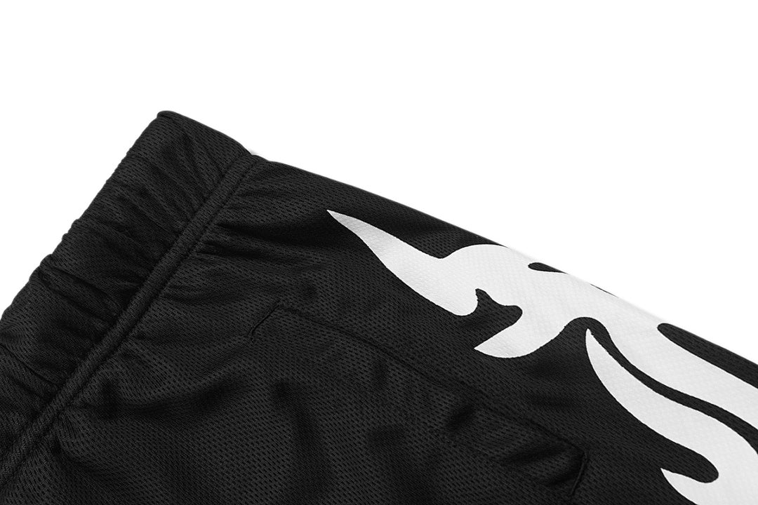 MIXED EMOTION Wing Graphic Relaxed Shorts