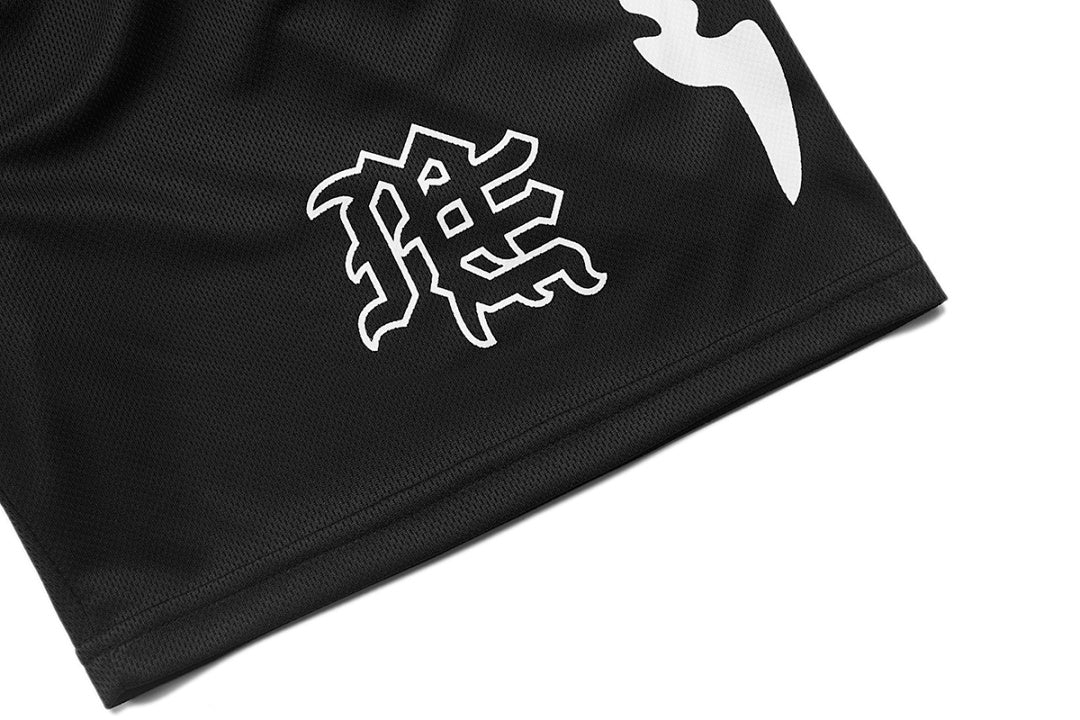 MIXED EMOTION Wing Graphic Relaxed Shorts