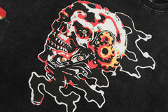 GODSPEED Chrome Skull Graphic Vintage T-Shirt