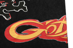 GODSPEED Chrome Skull Graphic Vintage T-Shirt