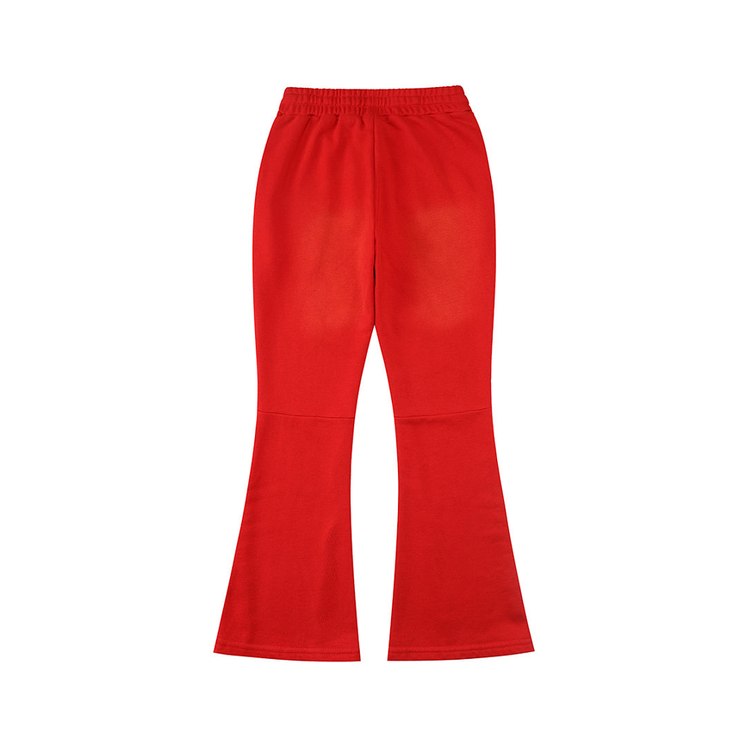 MIXED EMOTION Multi-Panel Graphic Track Pants