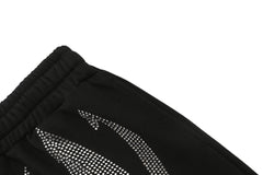 MIXED EMOTION Graphic Panel Casual Shorts