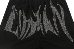 MIXED EMOTION Graphic Panel Casual Shorts