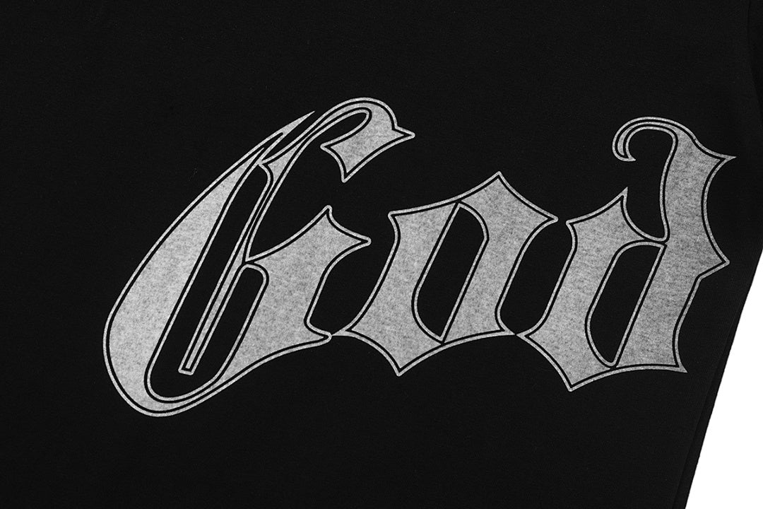 GODSPEED Distressed Skull Graphic T-Shirt