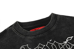 GODSPEED Vintage Motorcycle Skull T-Shirt