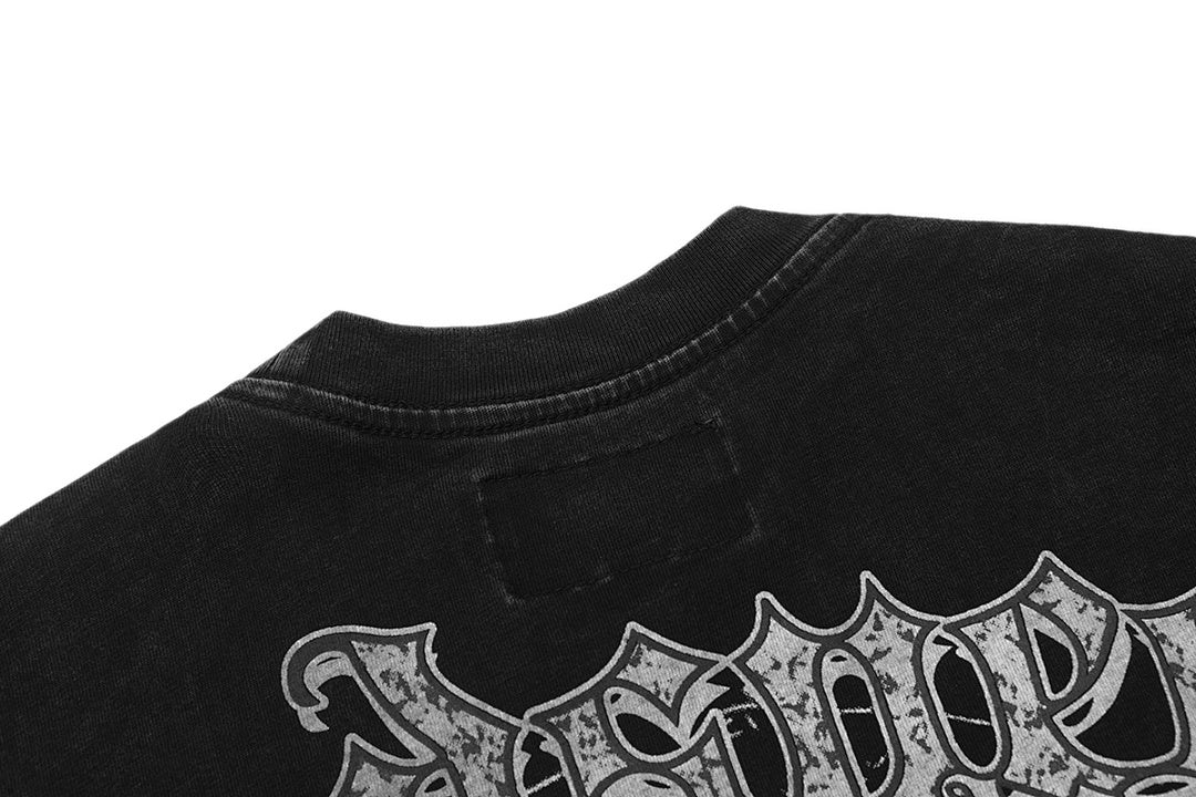 GODSPEED Gothic Skull Motorcycle T-Shirt