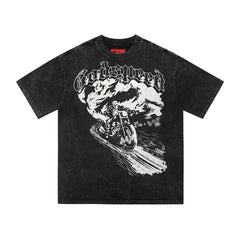 GODSPEED Minimal Gothic Logo Graphic T-Shirt