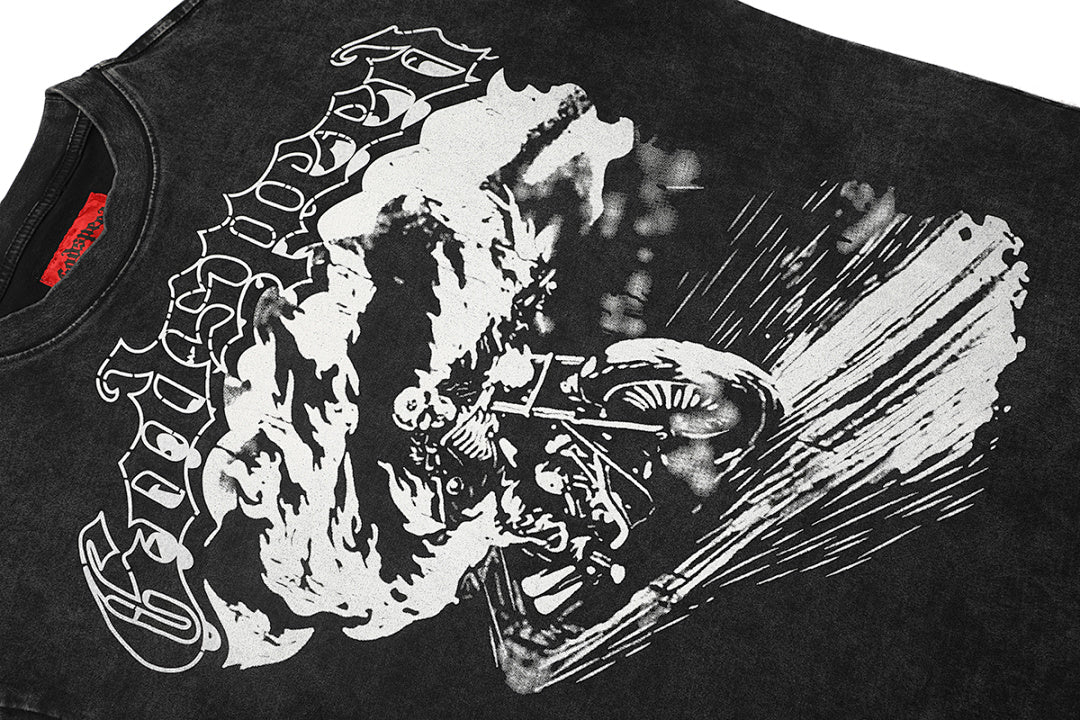 GODSPEED Minimal Gothic Logo Graphic T-Shirt