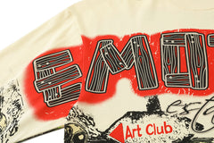 MIXED EMOTION Racing Graphic Long Sleeve Streetwear Top