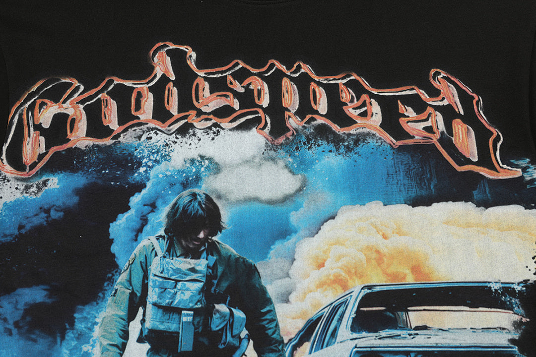 GODSPEED Desert Eagle Graphic Vintage T-Shirt