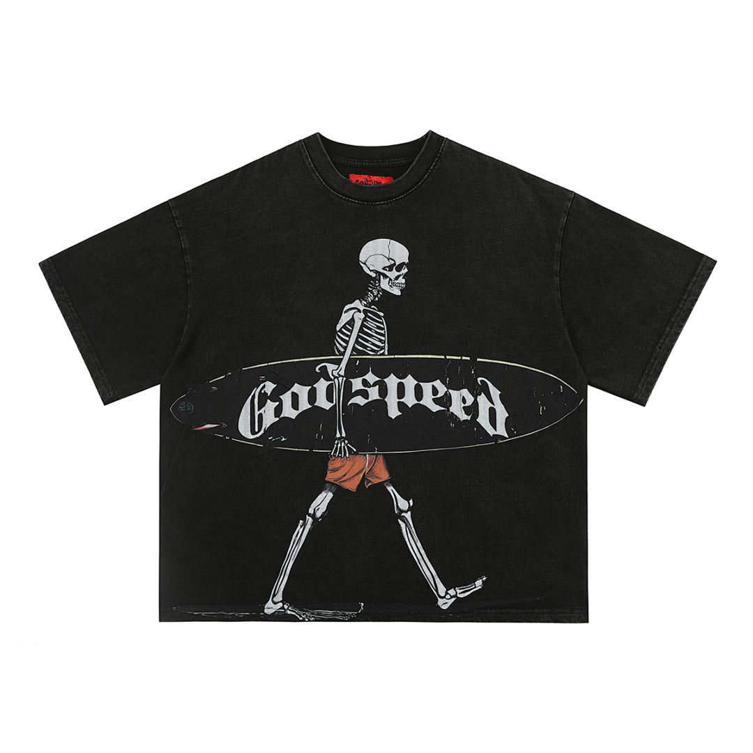 GODSPEED Skull & Cross Graphic T-Shirt