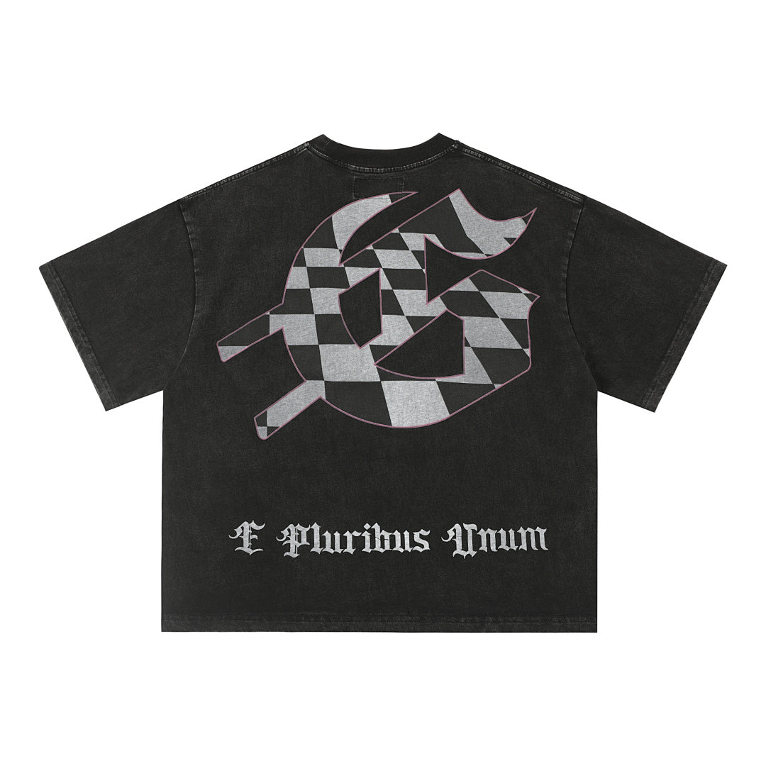 GODSPEED Racing Skull Graphic Vintage T-Shirt