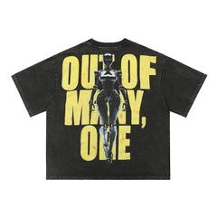 GODSPEED Motorcycle Skull Graphic T-Shirt