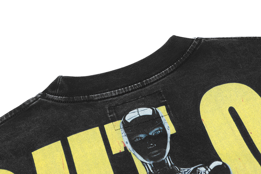 GODSPEED Motorcycle Skull Graphic T-Shirt