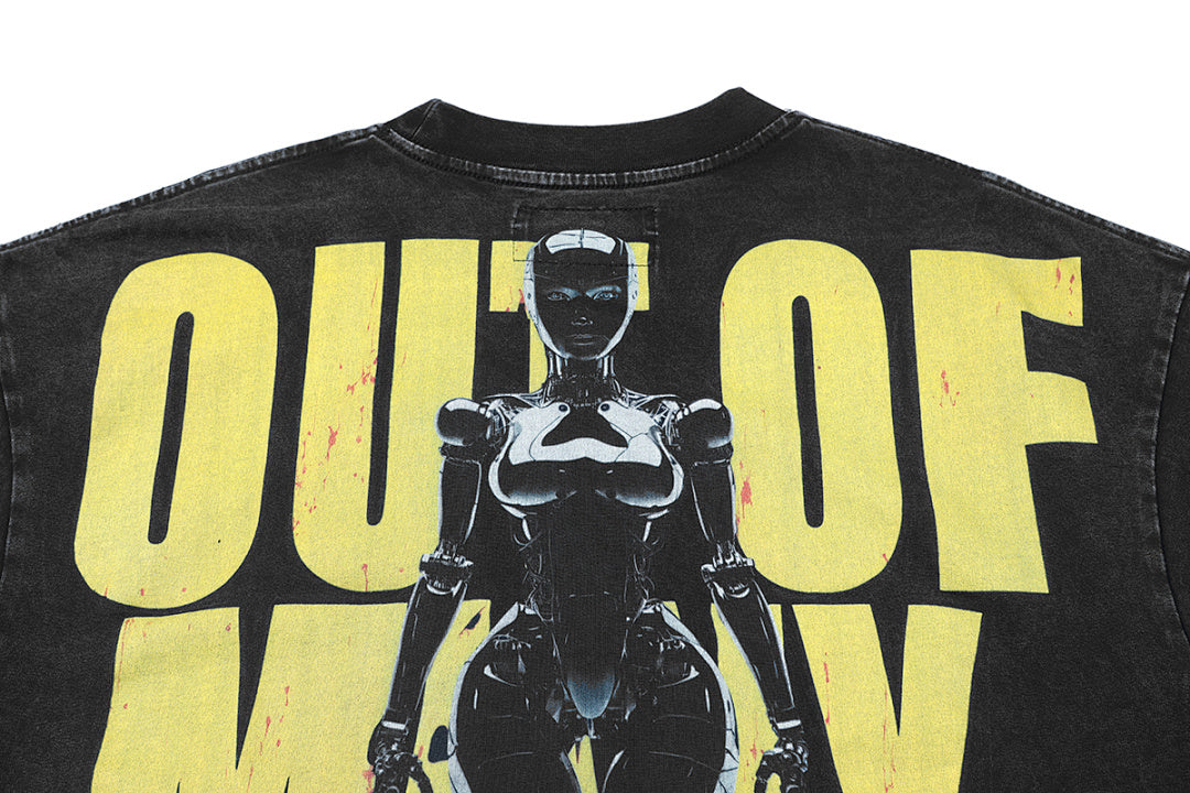 GODSPEED Motorcycle Skull Graphic T-Shirt