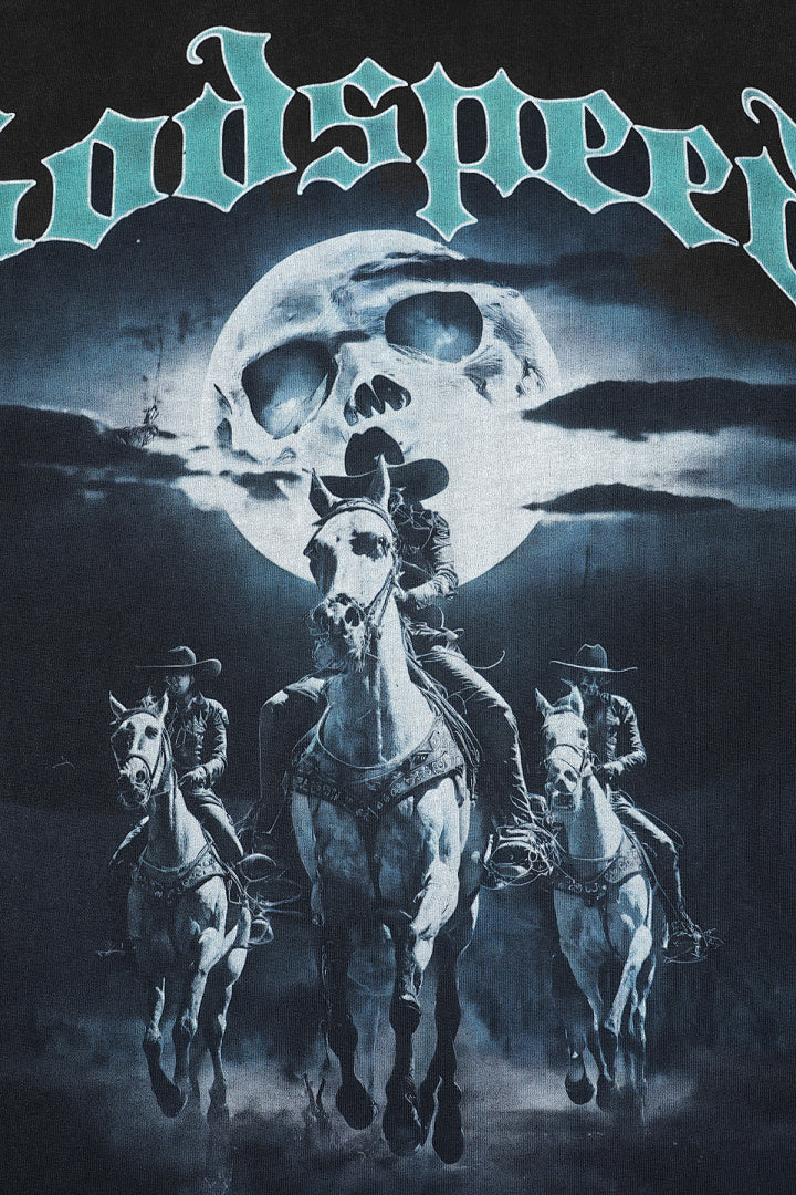 GODSPEED Vintage Airbrush Graphic T-Shirt