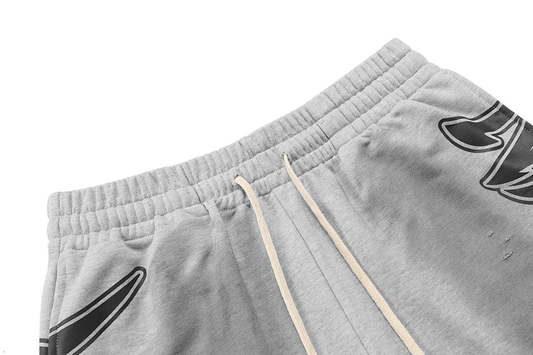 MIXED EMOTION Wing Detail Casual Shorts