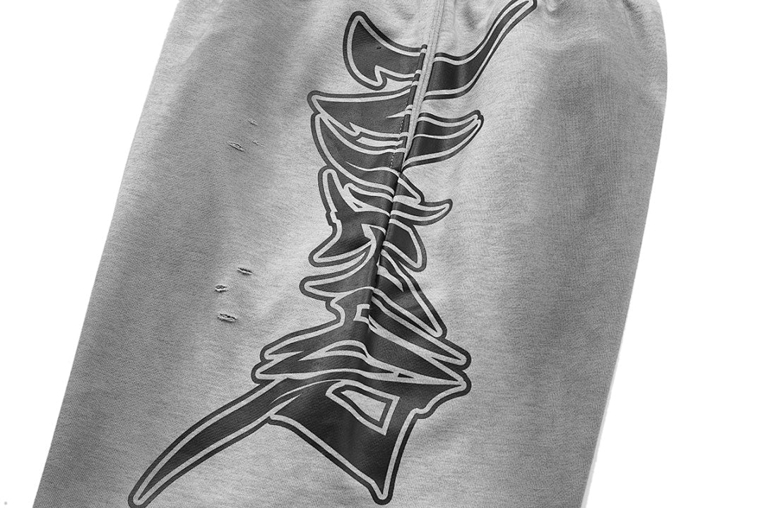 MIXED EMOTION Wing Detail Casual Shorts